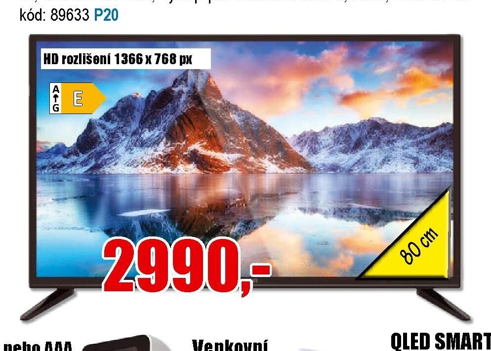 HD LED televize SENCOR SLE 3230TCS