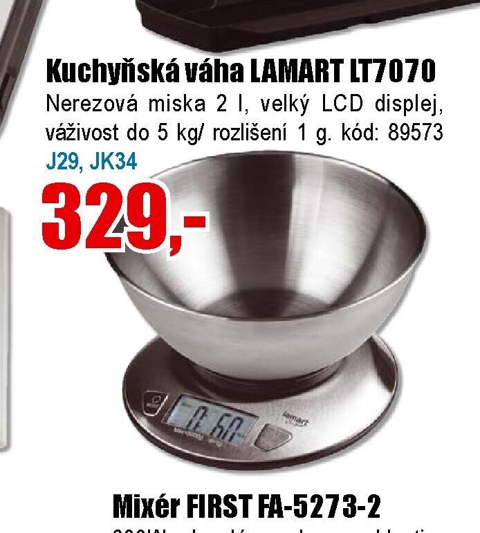 Kuchyňská váha LAMART LT7070