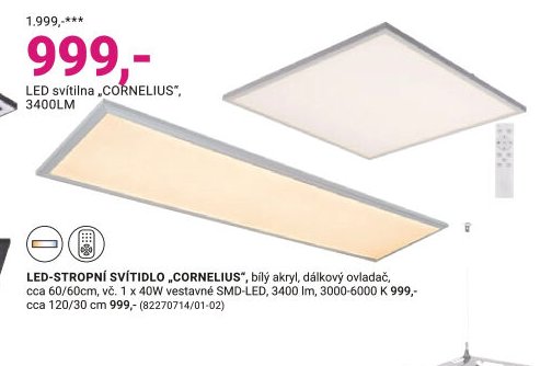 LED SVÍTILNA „CORNELIUS“