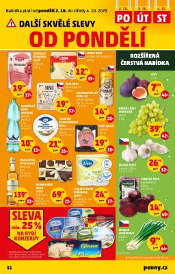 aktuální leták Penny Market 27.9.2023-4.10.2023