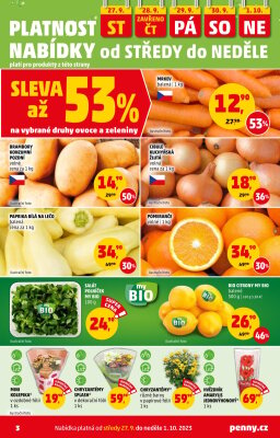 aktuální leták Penny Market 27.9.2023-4.10.2023