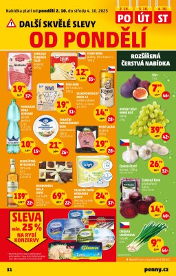aktuální leták Penny Market 27.9.2023-4.10.2023