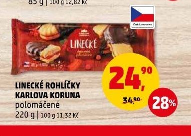 Linecké rohlíčky Karlova Koruna