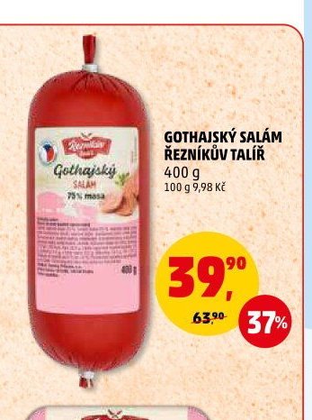 Gothajský salám Řezníkův talíř