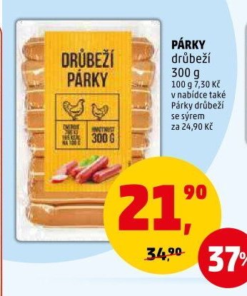 Párky drůbeží