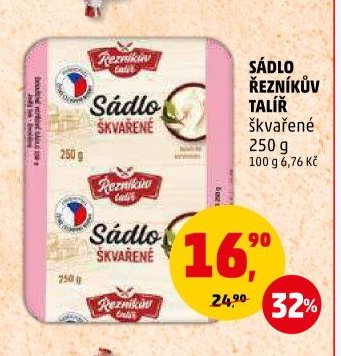 Sádlo Řezníkův talíř