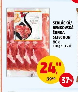 Sedlácká/venkovská šunka Selection