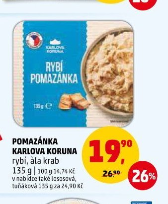Pomazánka Karlova Koruna