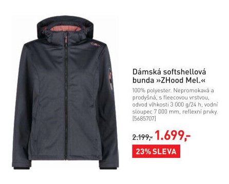 Dámská softshellová bunda »ZHood Mel.«