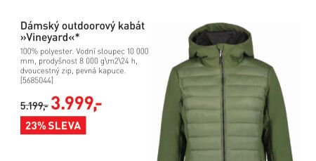 Dámský outdoorový kabát »Vineyard«