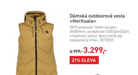 Dámská outdoorová vesta »Herttuala«