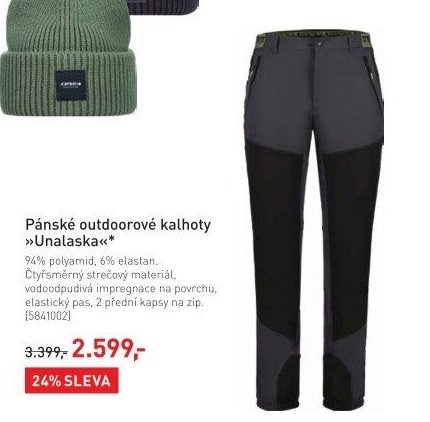 Pánské outdoorové kalhoty »Unalaska«