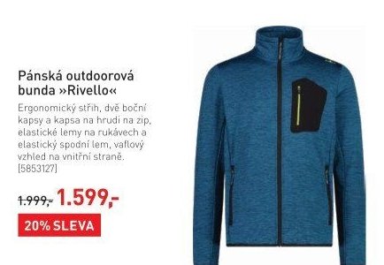 Pánská outdoorová bunda »Rivello«