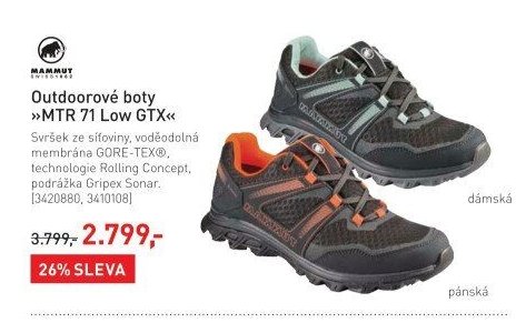 Outdoorové boty MTR 71 Low GTX