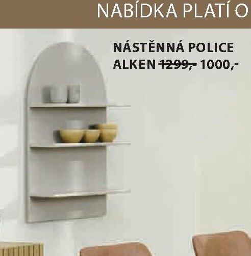 NÁSTĚNNÁ POLICE ALKEN