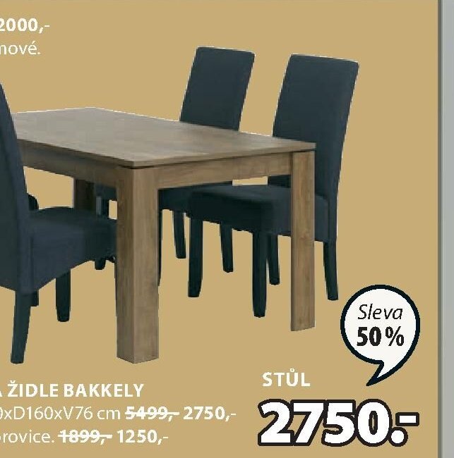 JÍDELNÍ STŮL VEDDE