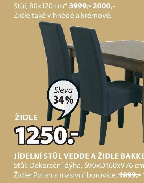 ŽIDLE BAKKELY