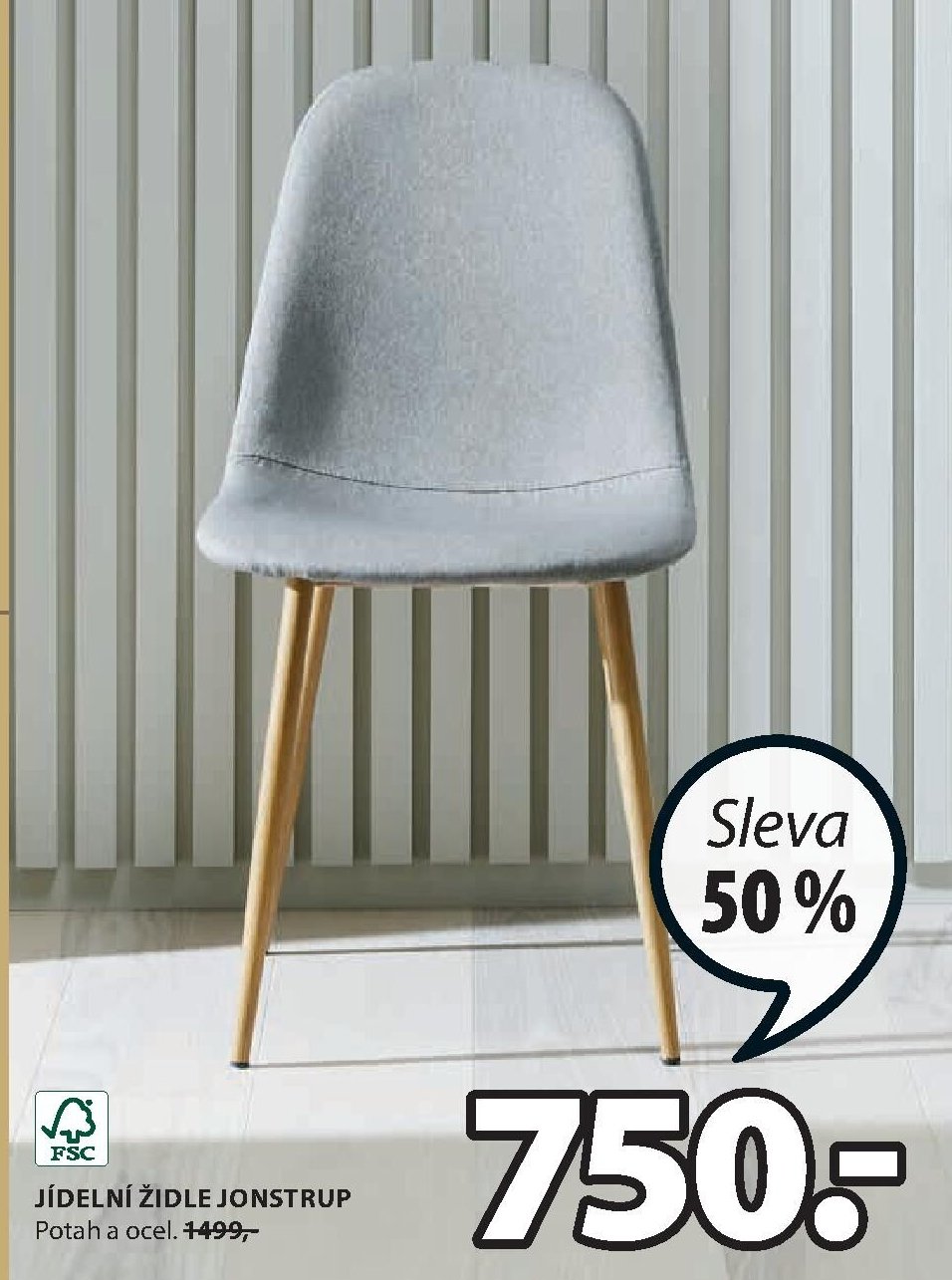 JÍDELNÍ ŽIDLE JONSTRUP