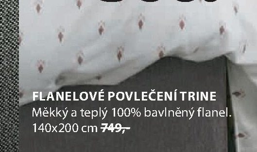 Flanelové povlečení TRINE