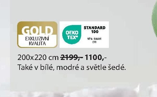 Povlečení GOLD (200x220 cm)