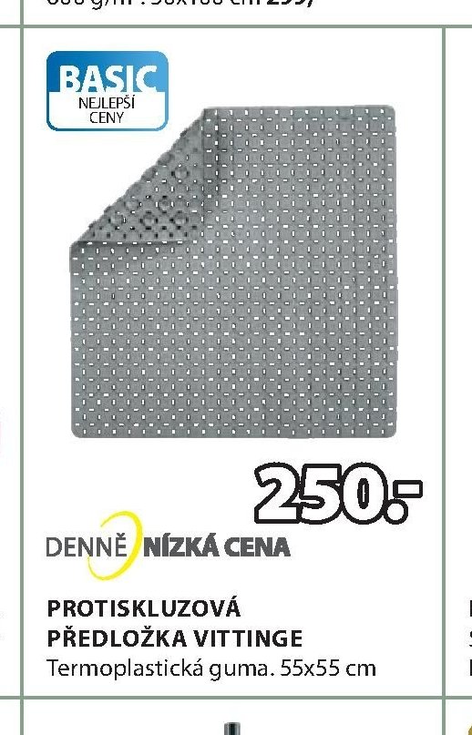 PROTISKLUZOVÁ PŘEDLOŽKA VITTINGE