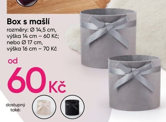 Box s mašlí