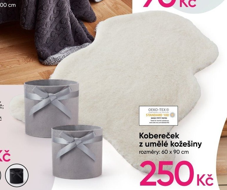 Kobereček z umělé kožešiny