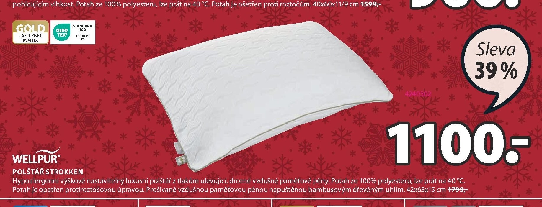 Polštář STROKKEN