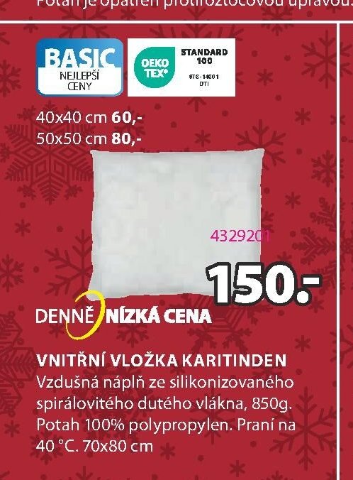 Vnitřní vložka KARITINDEN