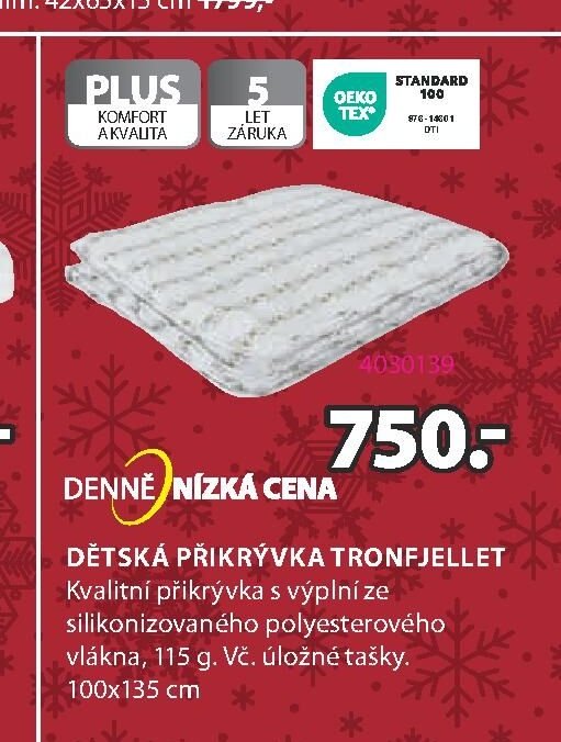 Dětská přikrývka TRONFJELLET
