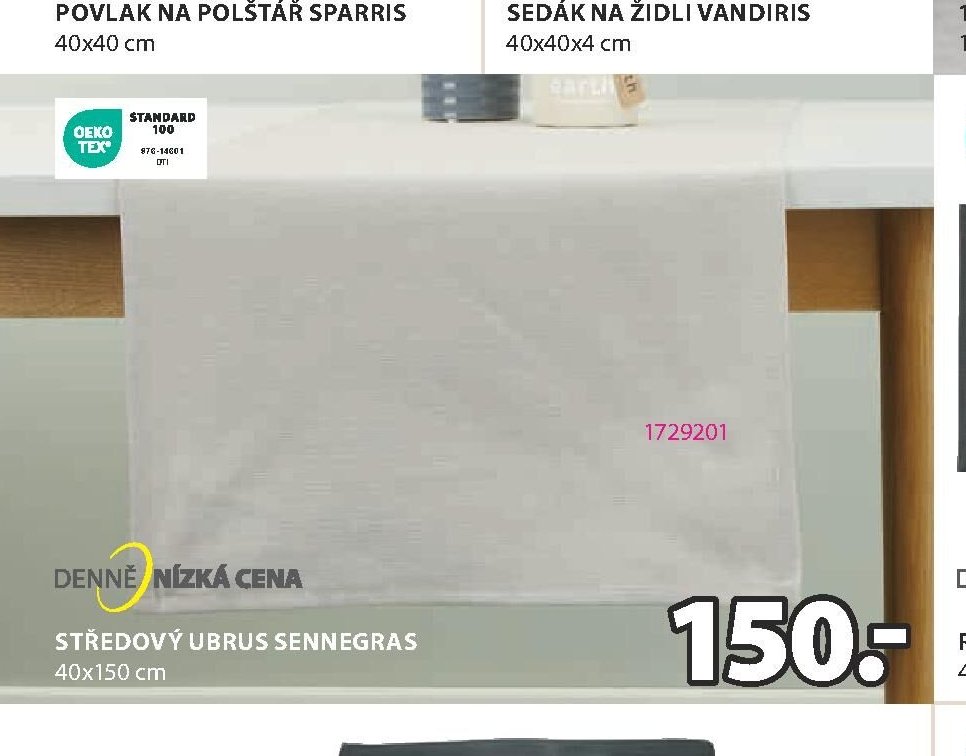STŘEDOVÝ UBRUS SENNEGRAS