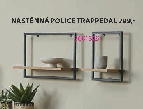 NÁSTĚNNÁ POLICE TRAPPEDAL