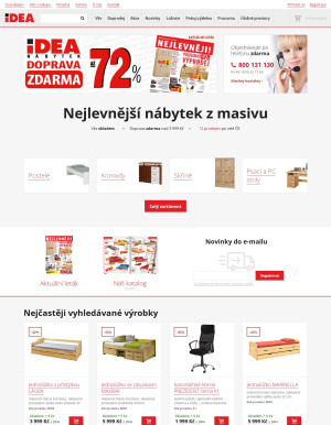 aktuální leták IDEA nábytek 24.10.2023-30.10.2023