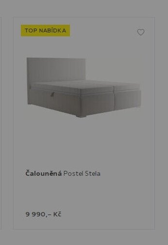 Čalouněná Postel Stela
