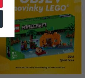 LEGO Minecraft Dýňová farma
