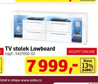 TV stolek Lowboard