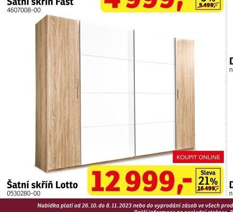 Šatní skříň Lotto