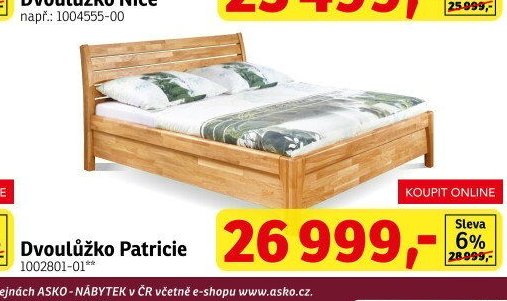 Dvoulůžko Patricie