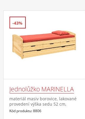 Jednolůžko MARINELLA
