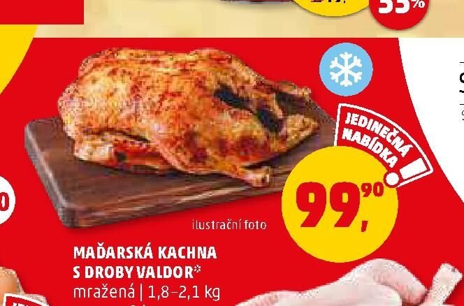 Maďarská kachna s droby Valdor