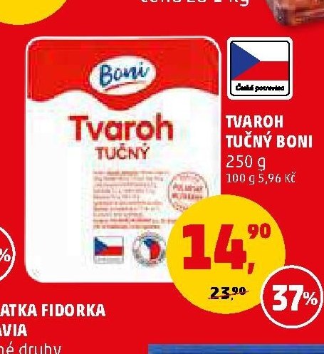 Tvaroh tučný Boni