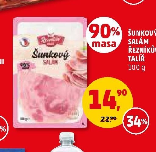 Šunkový salám řezníkův talíř