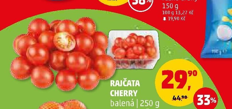 Rajčata Cherry balená