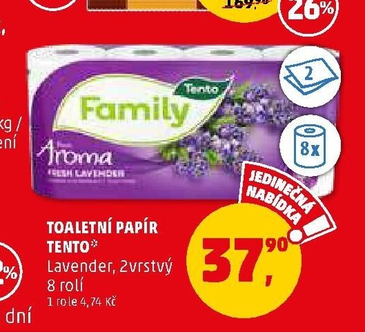 Toaletní papír Tento