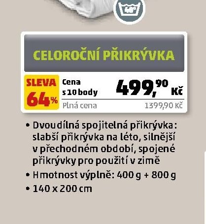 CELOROČNÍ PŘIKRÝVKA