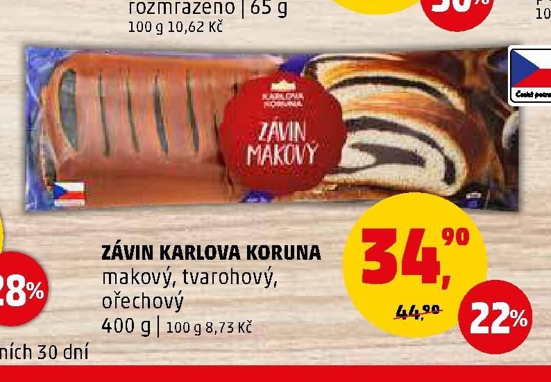 ZÁVIN KARLOVA KORUNA