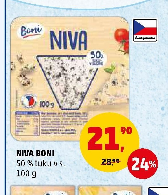 NIVA BONI 50% tuku v s.