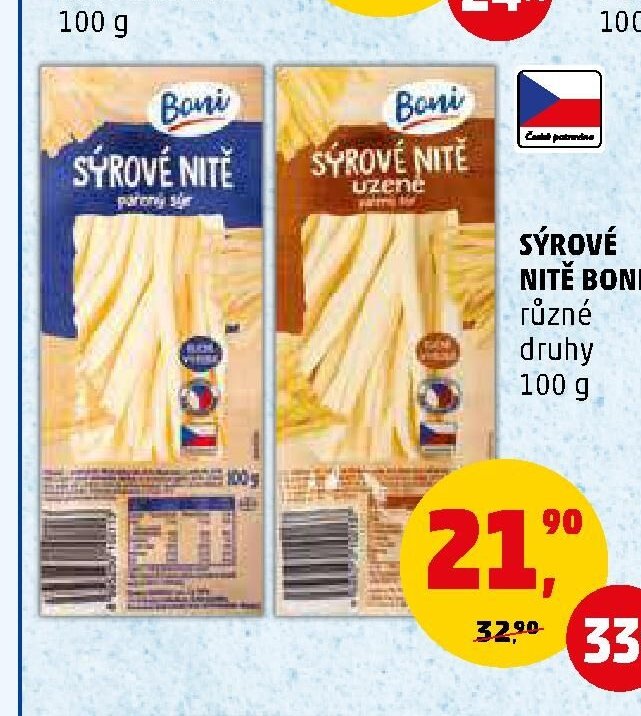 SÝROVÉ NITĚ BONI