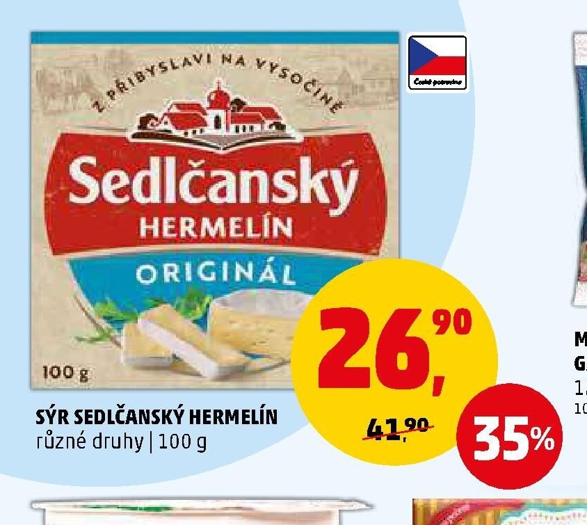 Sýr Sedlčanský Hermelín