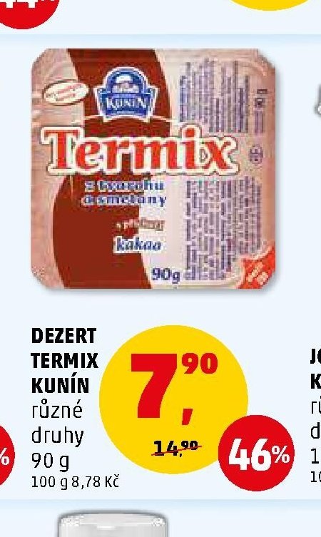 Dezert Termix Kunín